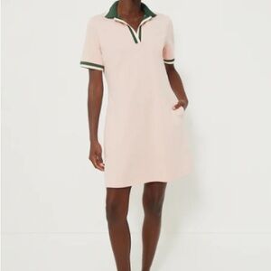 NWT Tuckernuck Pink Salt Hutton Polo Pink and Green Mini Dress